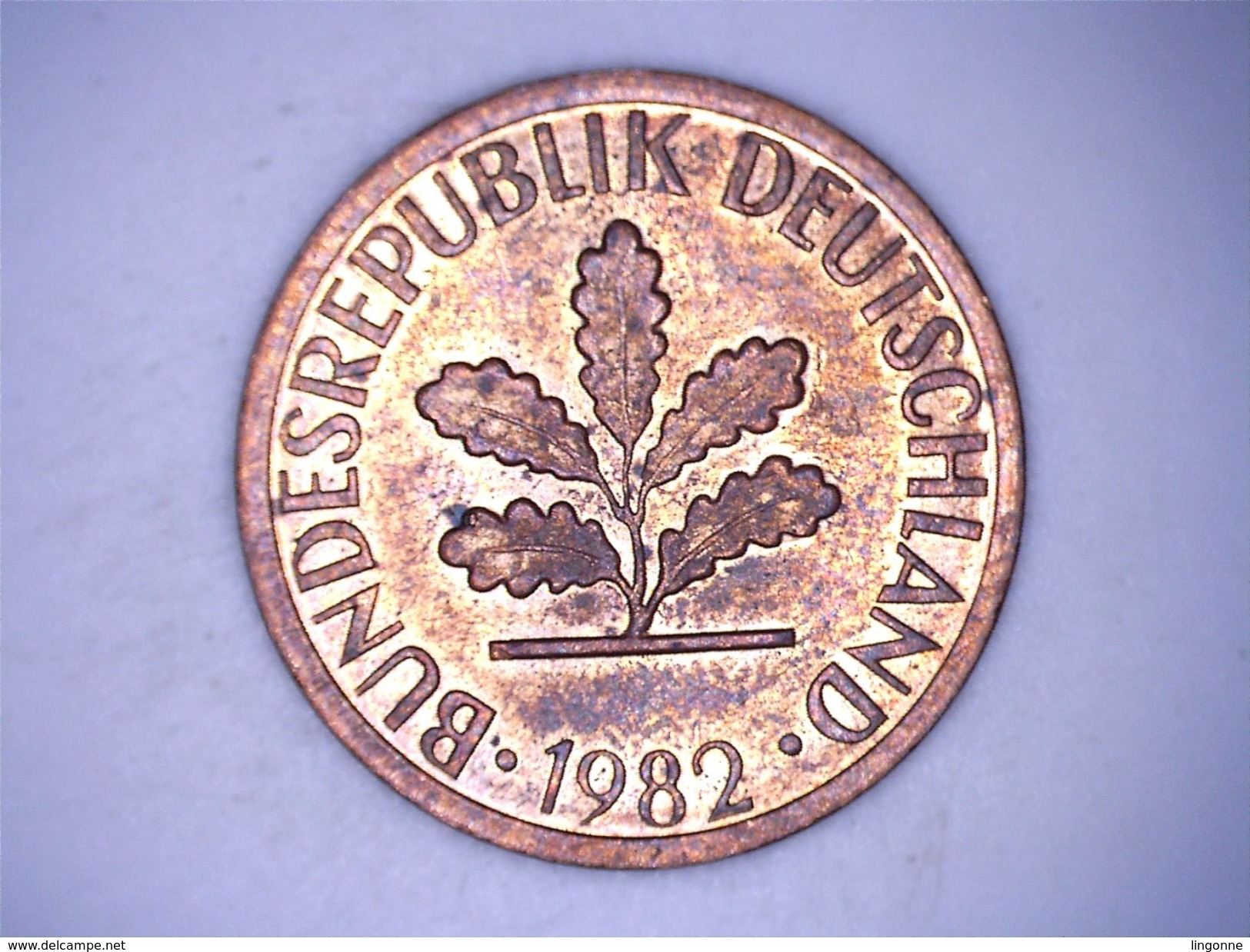 ALLEMAGNE  1 PFENNIG 1982 G - 1 Pfennig