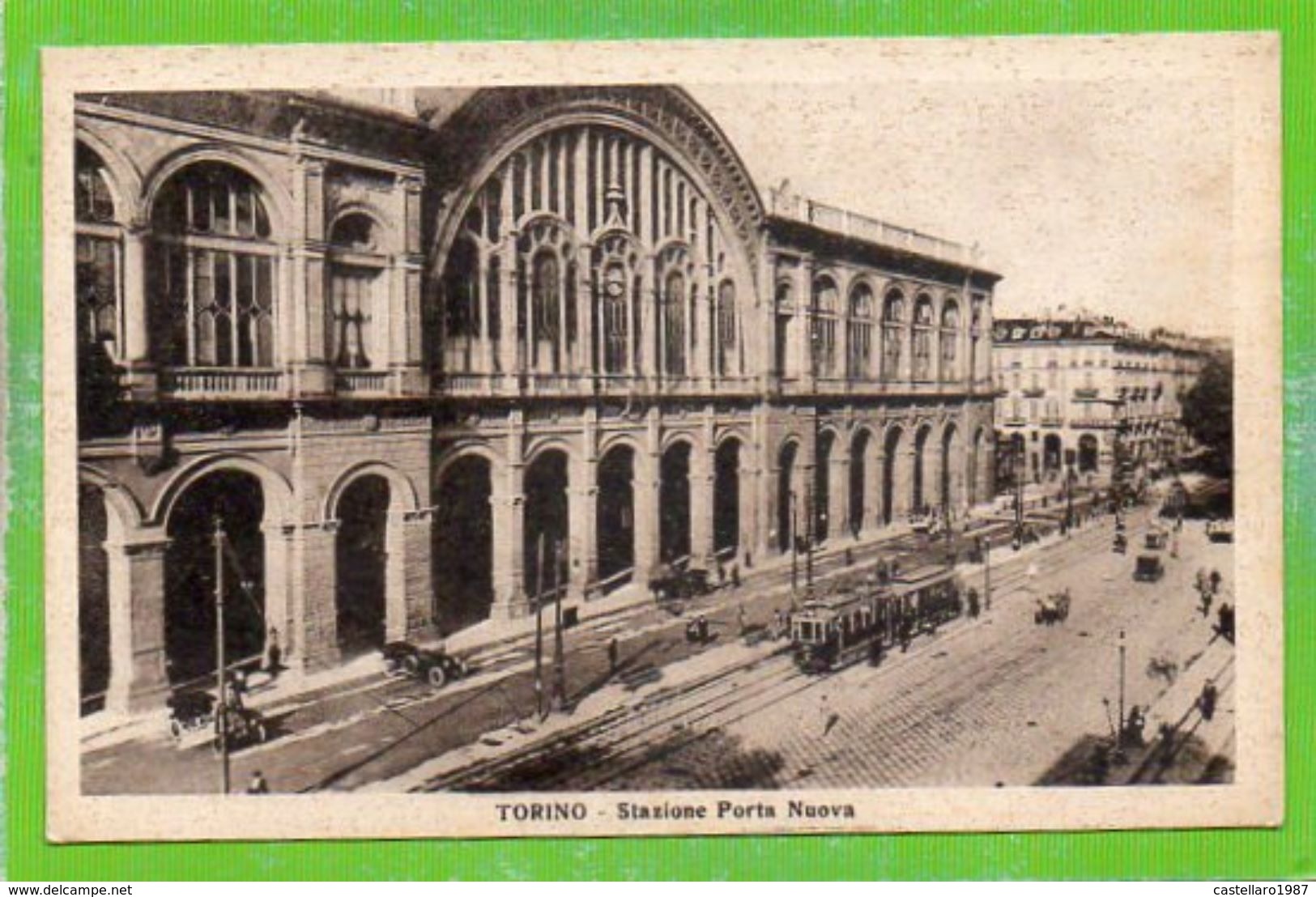 TORINO - Stazione Porta Nuova - AUTO - TRAM - Formato Piccolo - Stazione Porta Nuova