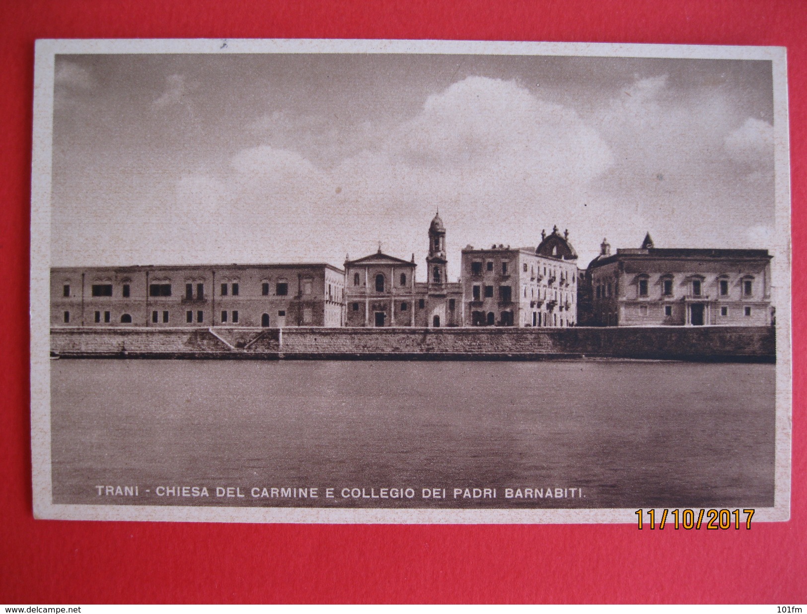 TRANI - CHIESA DEL CARMINE E COLLEGIO DEI PADRI BARNABITI - Trani