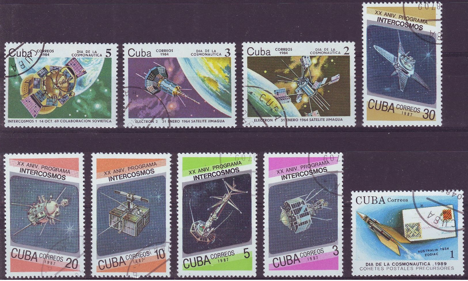 CONQUETE DE L'ESPACE - Lot de 253 timbres + 2 Blocs ** / * / (o) !!! - 33 scans !!! (T 4)