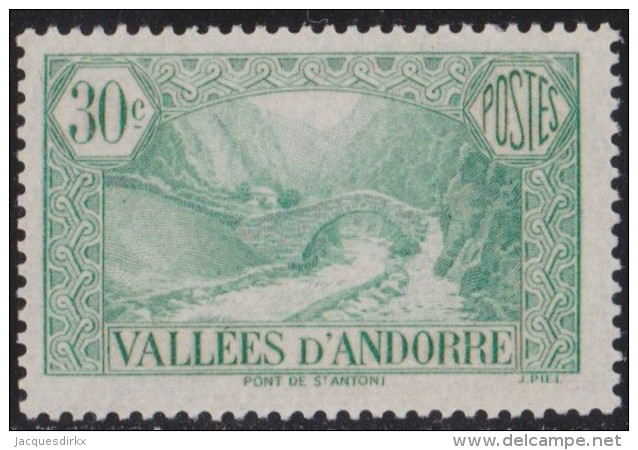 Andorre   .    Yvert   .     32   .        **      .         Neuf **   .     /   .   MNH - Neufs