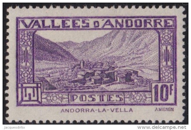 Andorre   .    Yvert   .      44       .        **      .         Neuf **   .     /   .   MNH - Unused Stamps