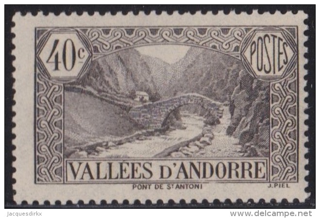 Andorre   .    Yvert   .     62       .        **      .         Neuf **   .     /   .   MNH - Unused Stamps