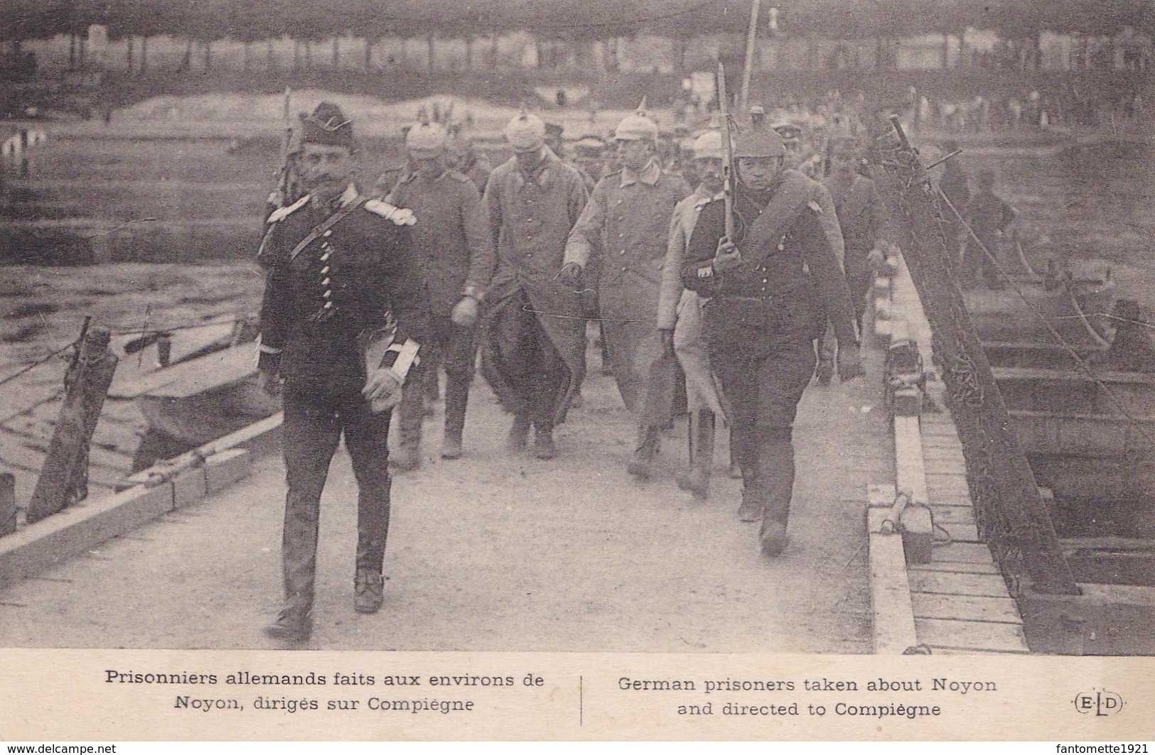 PRISONNIERS ALLEMANDS FAITS AUX ENVIRONS DE NOYON (dil167) - Noyon