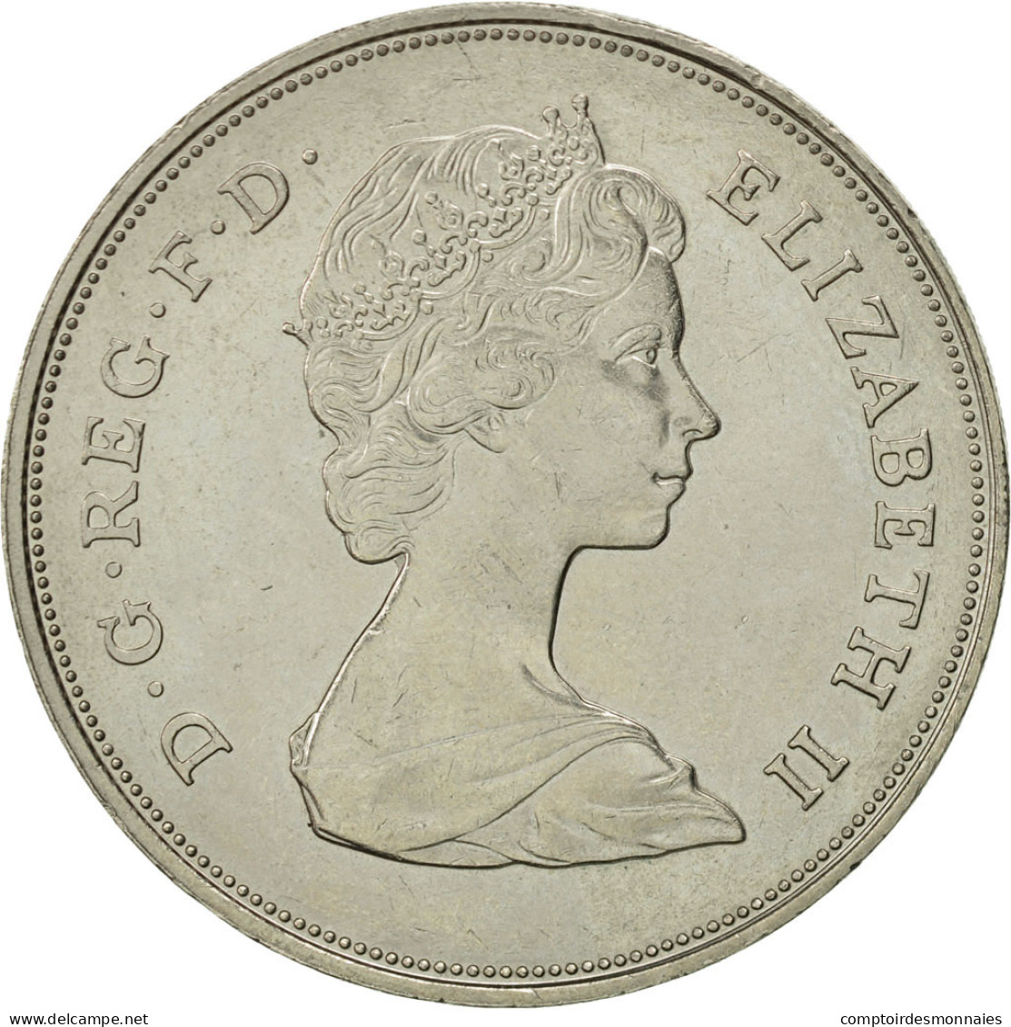 Monnaie, Grande-Bretagne, Elizabeth II, 25 New Pence, 1981, SUP, Copper-nickel - 25 New Pence