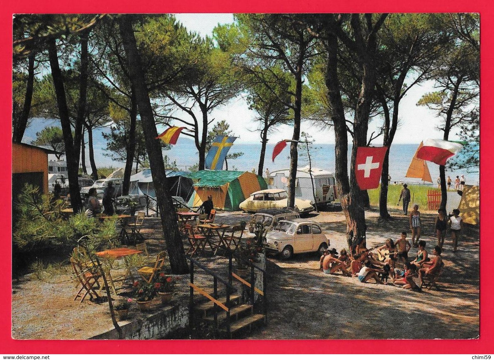 GOLFO DI FOLLONICA - GROSSETO - CAMPING BELMARE - CITROEN - FIAT 500 - Altri & Non Classificati