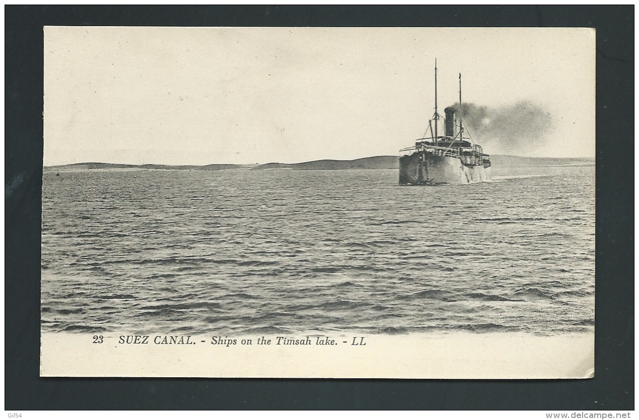 Suez Canal - Ships On The Timsah Lake - Odi94 - Ismailia