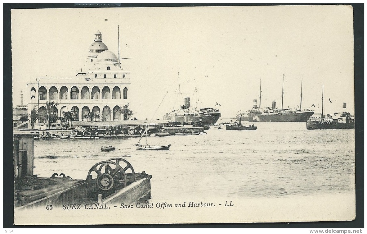 Suez Canal -  Suez Canal Office And Harbour  - Odi95 - Ismailia