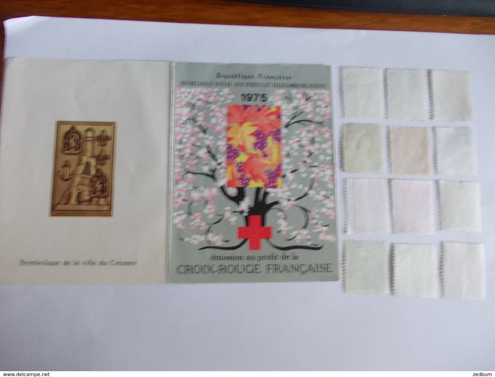 TIMBRE France Lot De à Timbres à Identifier Croix Rouge 1975 N° 637 - Mezclas (max 999 Sellos)