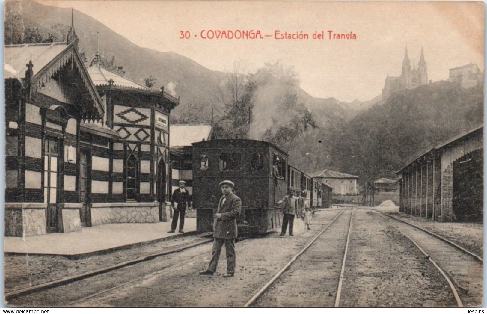 ITALIE --  COVADONGA --  Estacion Del Tranvia - état - Asturias (Oviedo)