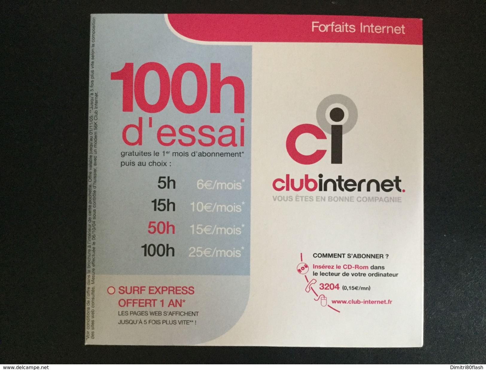 INFORMATIQUE-KIT DE DÉMARRAGE INTERNET/CLUB INTERNET - Autres & Non Classés