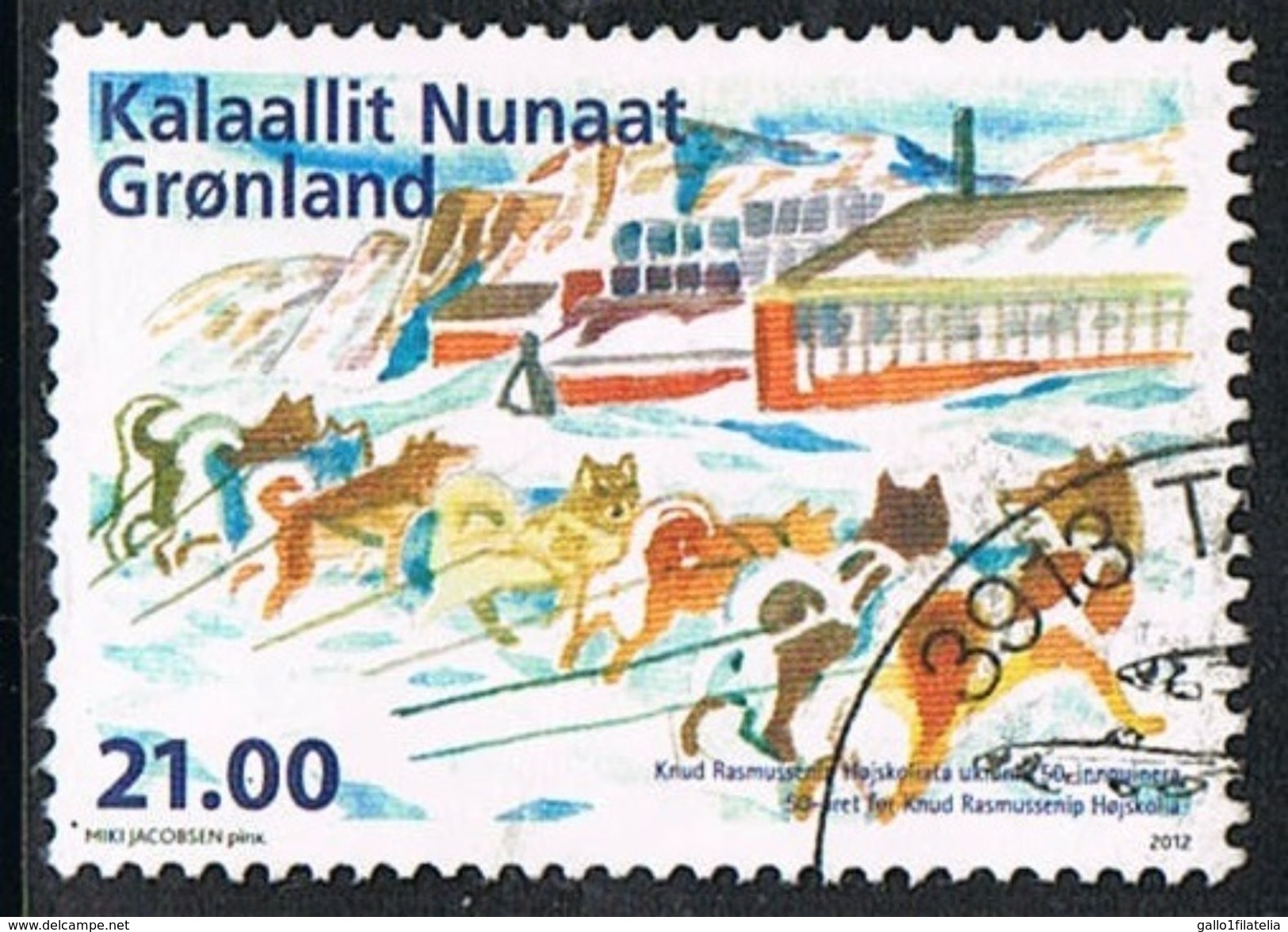 2012 - GROENLANDIA / GREENLAND - SPEDIZIONI DI KNUD RASMUSSEN - USATO / USED. - Gebruikt