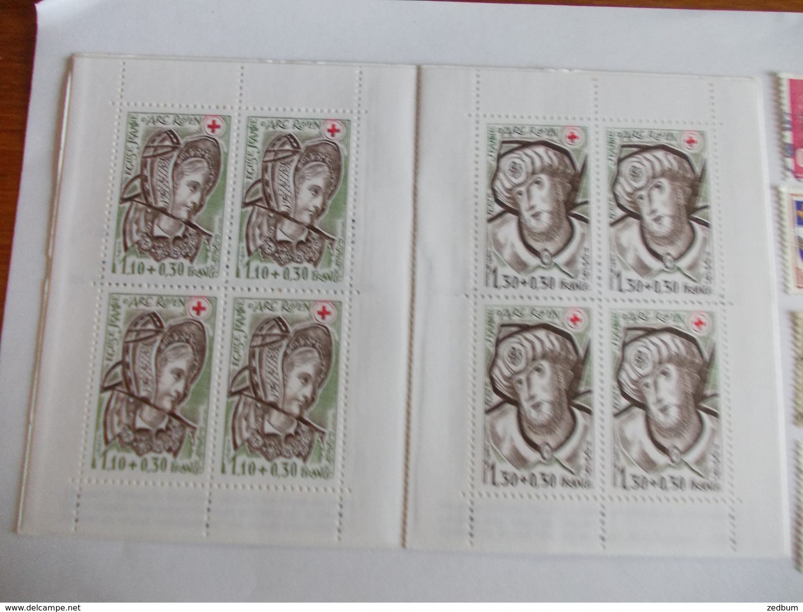 TIMBRE France Lot De à Timbres à Identifier Croix Rouge 1979 N° 640 - Vrac (max 999 Timbres)