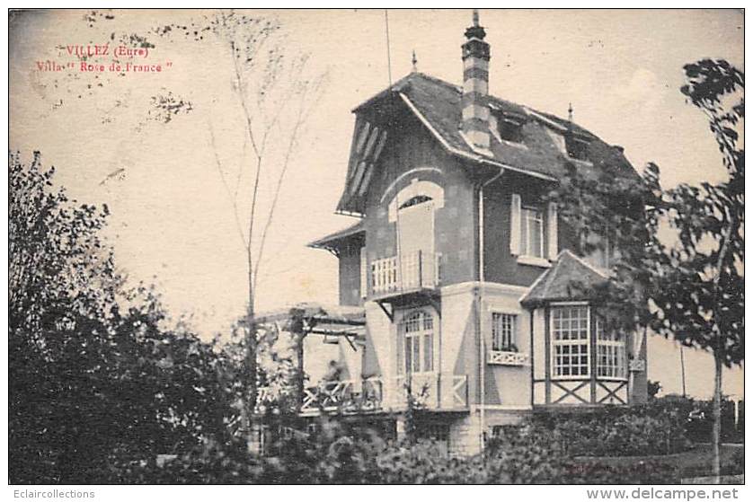 Villez      27       Villa Rose De France   (voir Scan) - Sonstige & Ohne Zuordnung