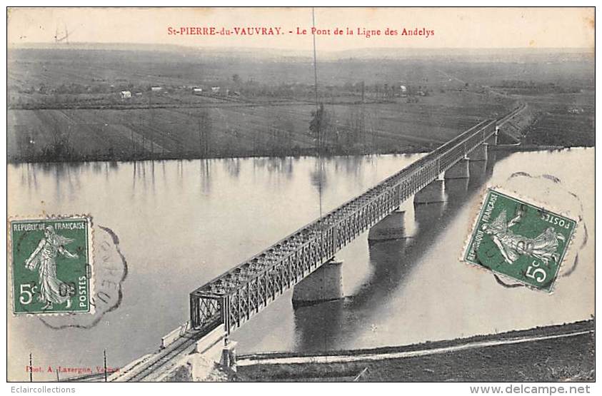 Saint Pierre Du Vauvray    27     Le Pont De La Ligne Des Andelys    (voir Scan) - Sonstige & Ohne Zuordnung