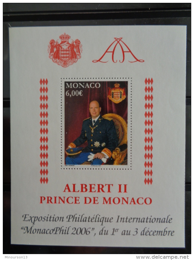 MONACO 2006 B.F Y&amp;T N° 92 ** - EXPOSITION PHILATELIQUE INTERNATIONALE - Unused Stamps