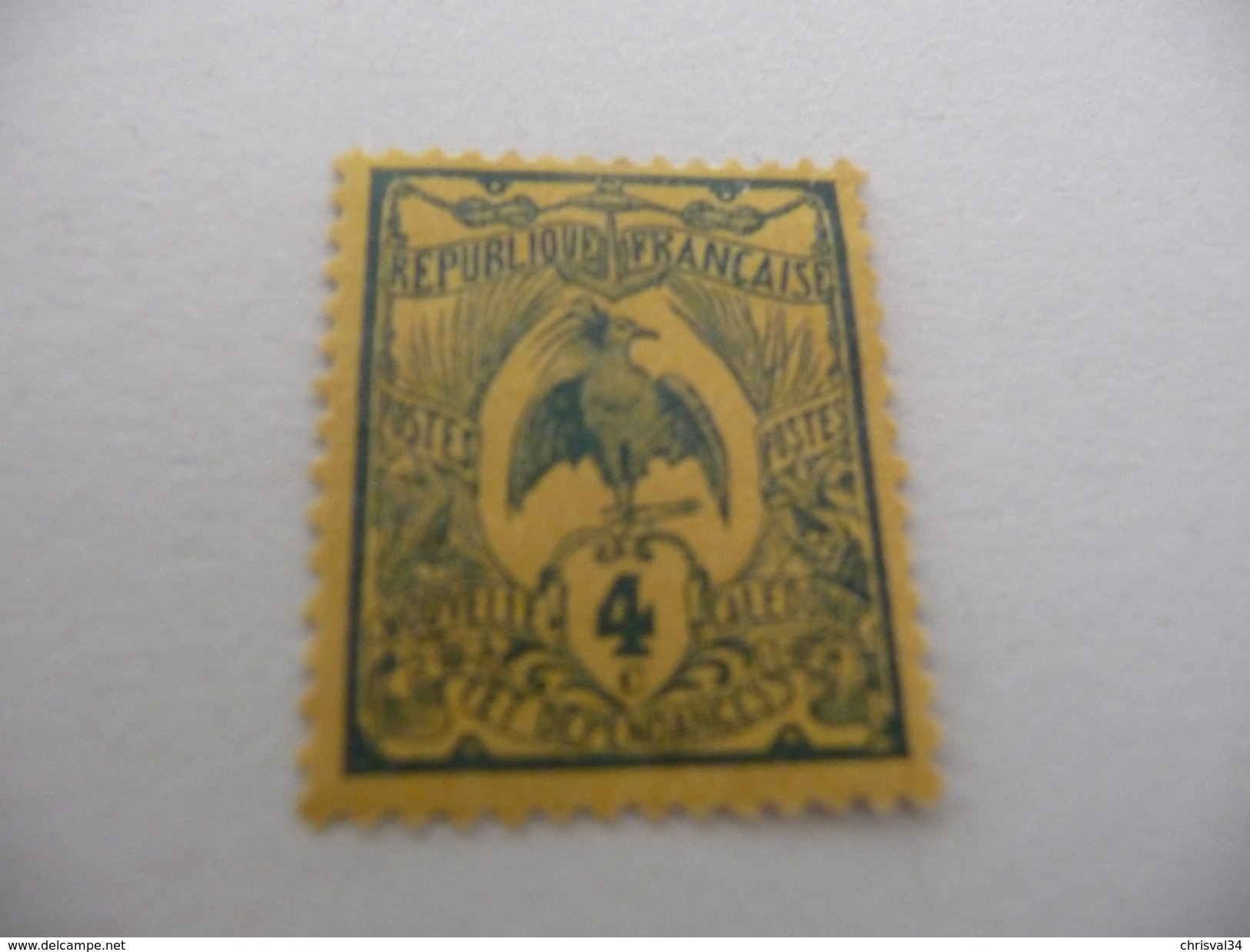 TIMBRE  NOUVELLE-CALEDONIE     N  90    NEUF  TRACE  CHARNIERE - Neufs