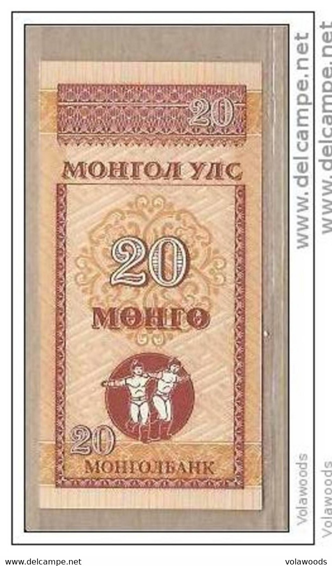 Mongolia - Banconota Non Circolata FDS UNC Da 20 Mongo P-50 - 1993 #19 - Mongolia