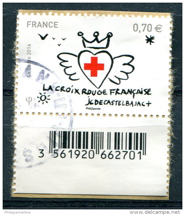 France 2016 - YT 5108 (o) Sur Fragment - Oblitérés