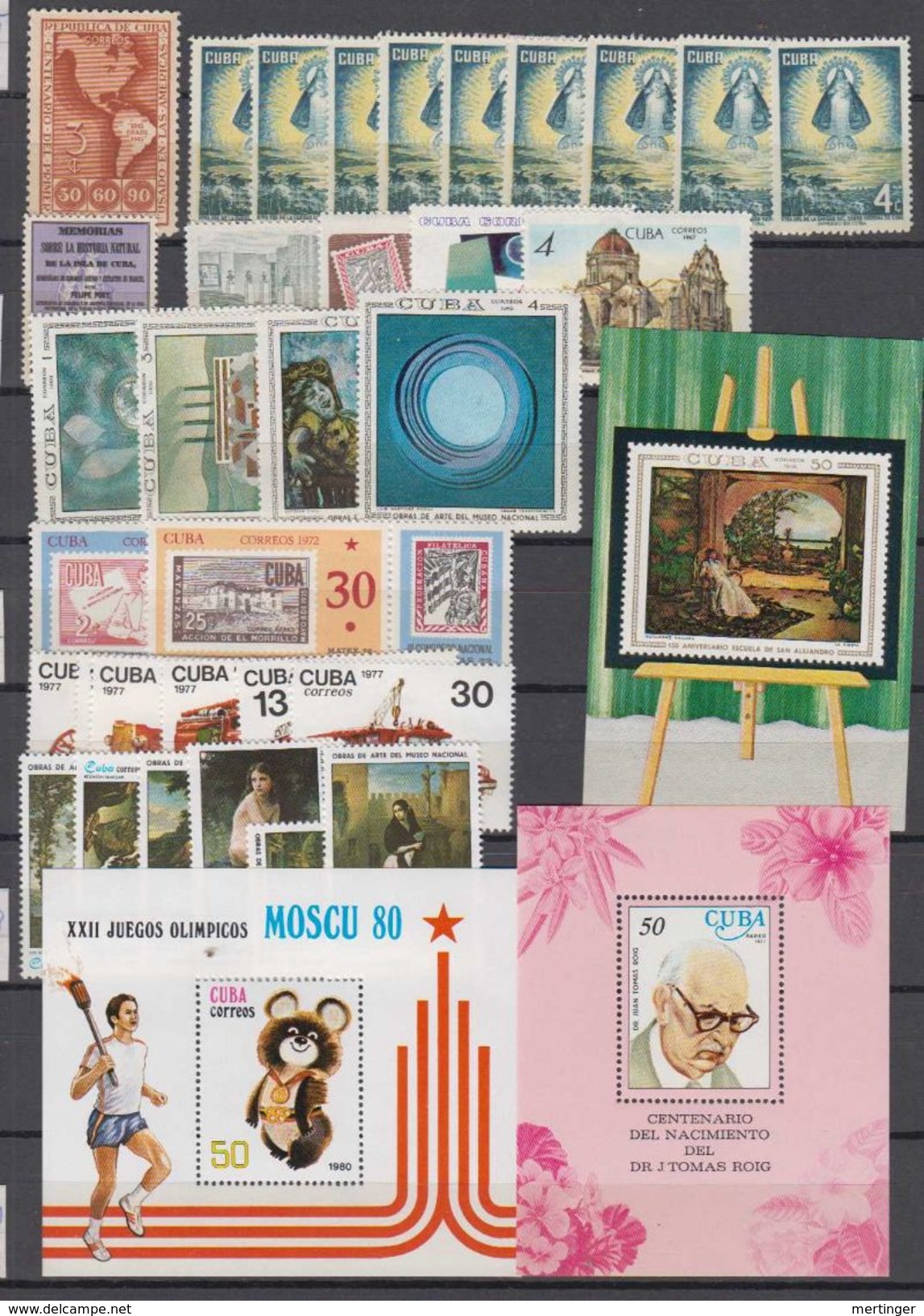 Kuba Cuba 1944-80 ** MNH Collection - Colecciones & Series