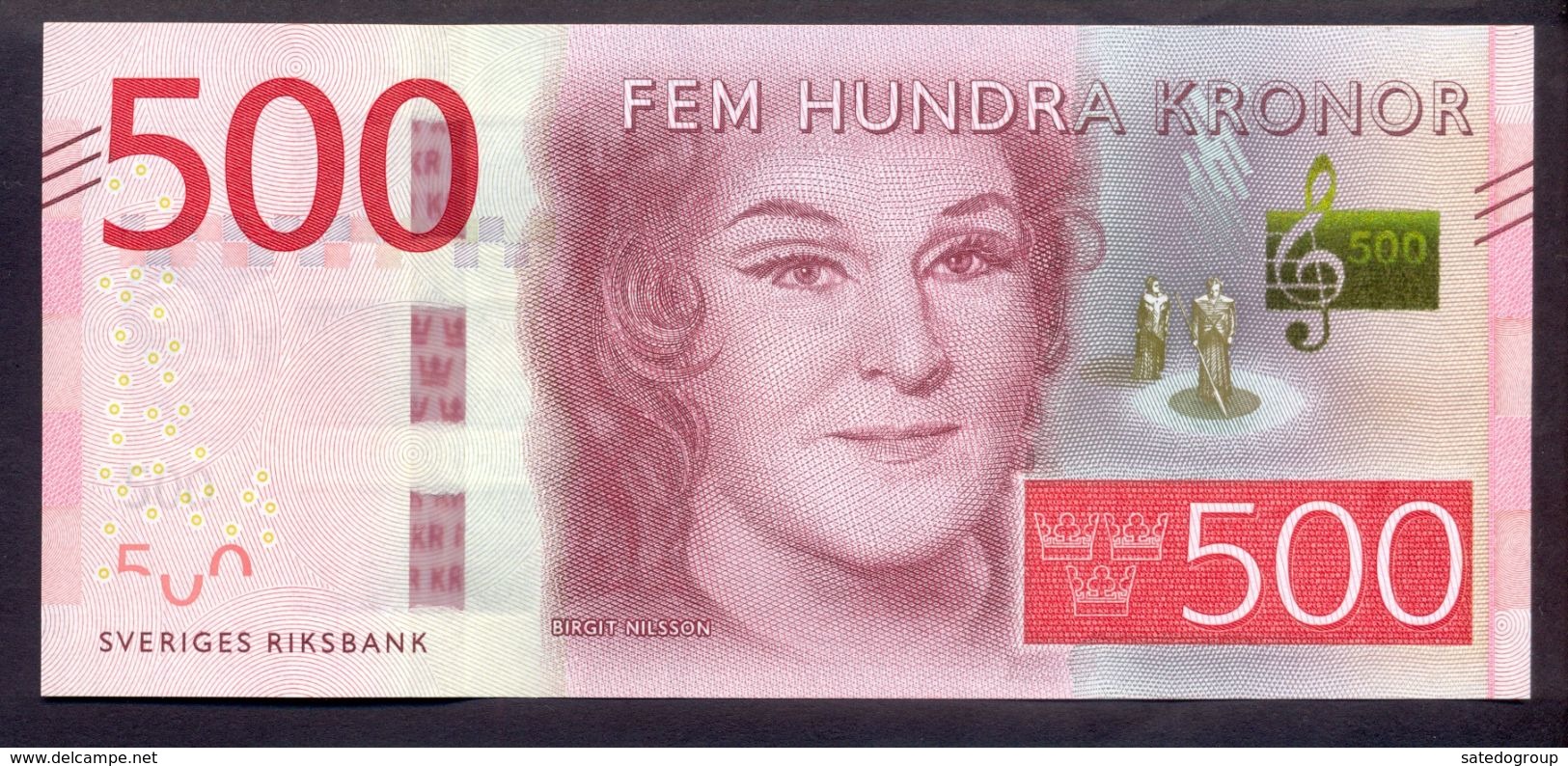 Sweden 500 Kronor ND (2016) UNC P-73 - Sweden