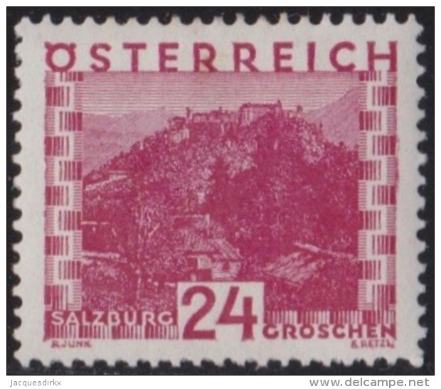 Osterreich   .    Yvert   .    383     .      *      .          Ungebraucht     .   /    .   Mint-hinged - Ungebraucht