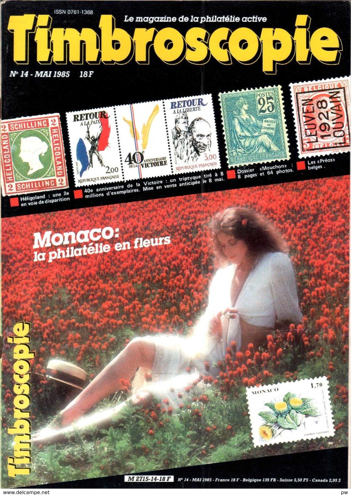 REVUE TIMBROSCOPIE N° 14 De Mai 1985 - Français (àpd. 1941)