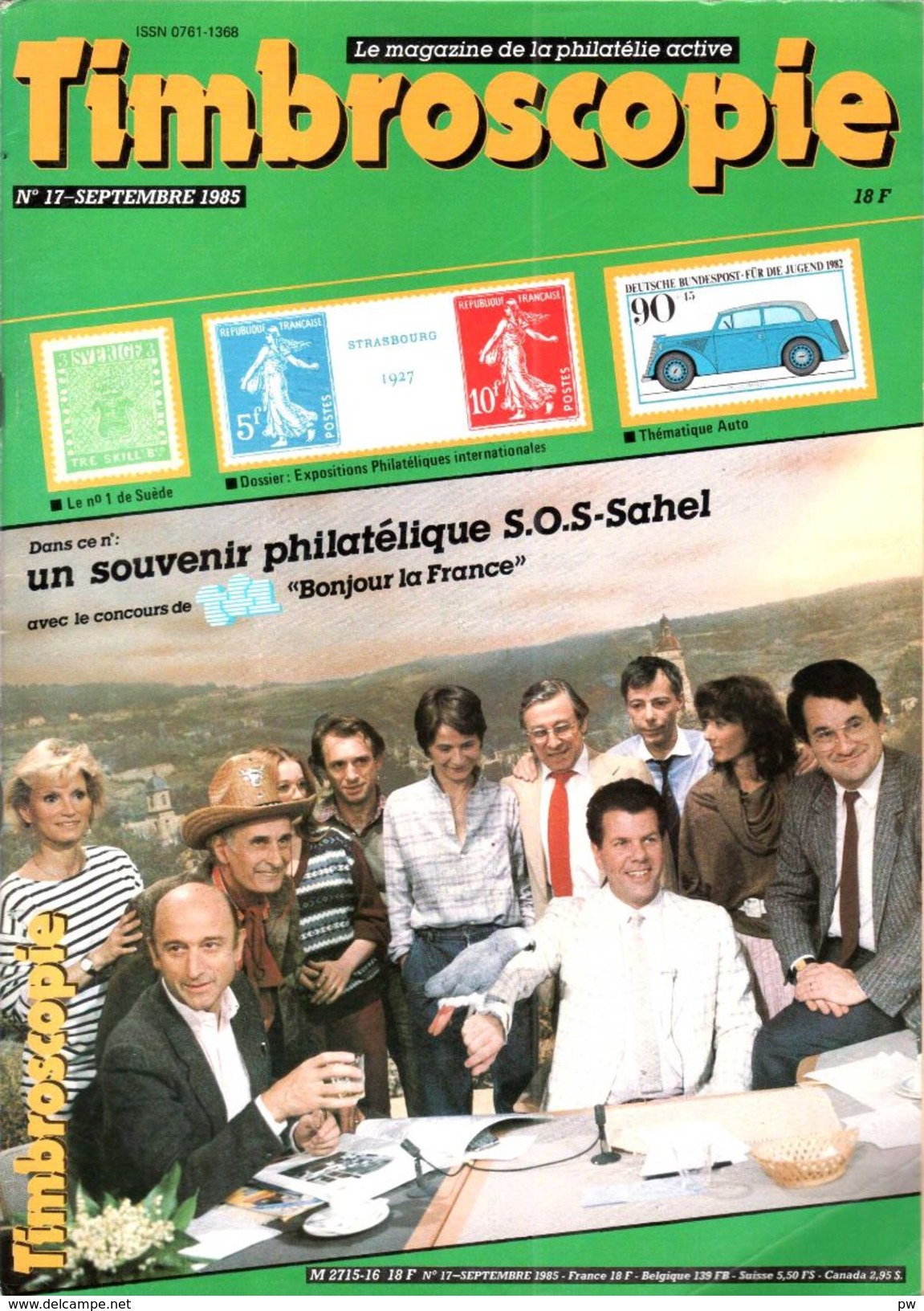 REVUE TIMBROSCOPIE N° 17 De Septembre 1985 - French (from 1941)