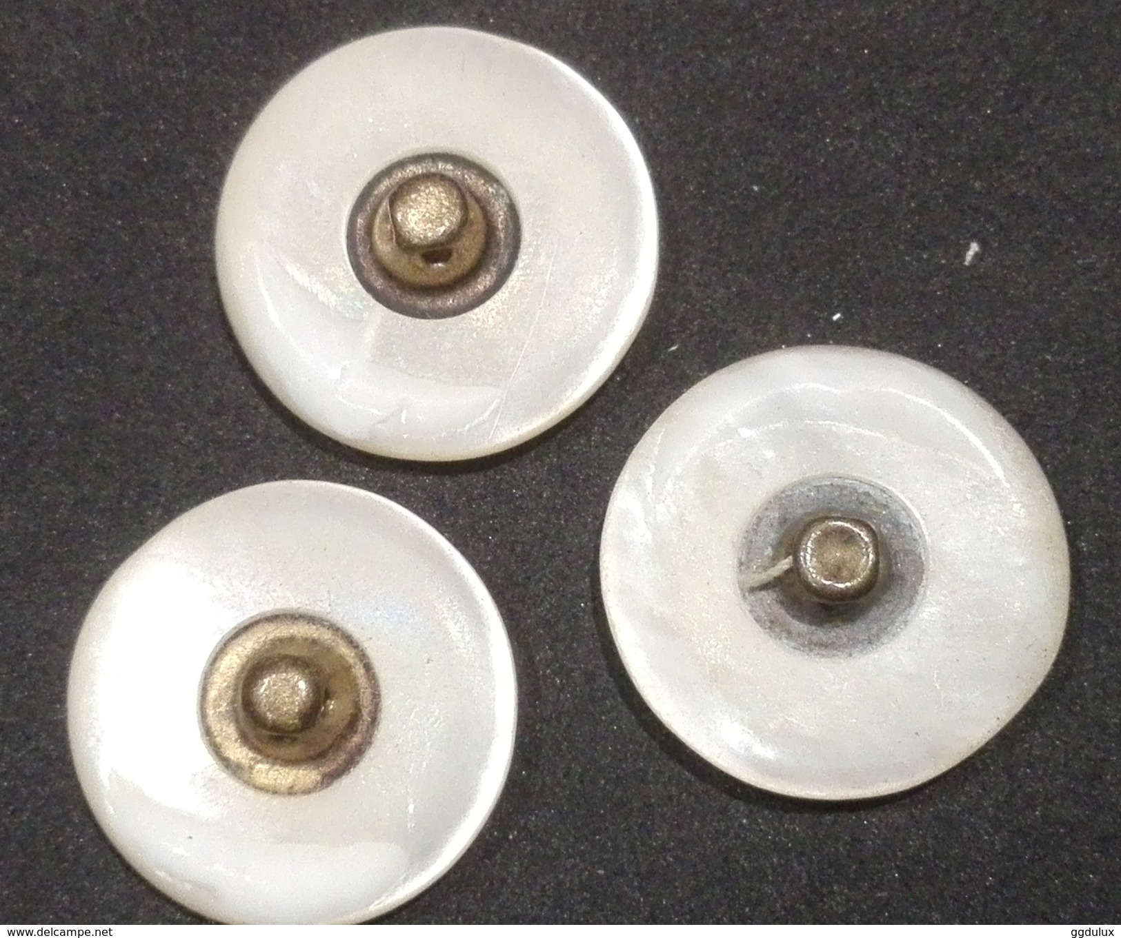 Lot De 3 Boutons En Nacre - Buttons