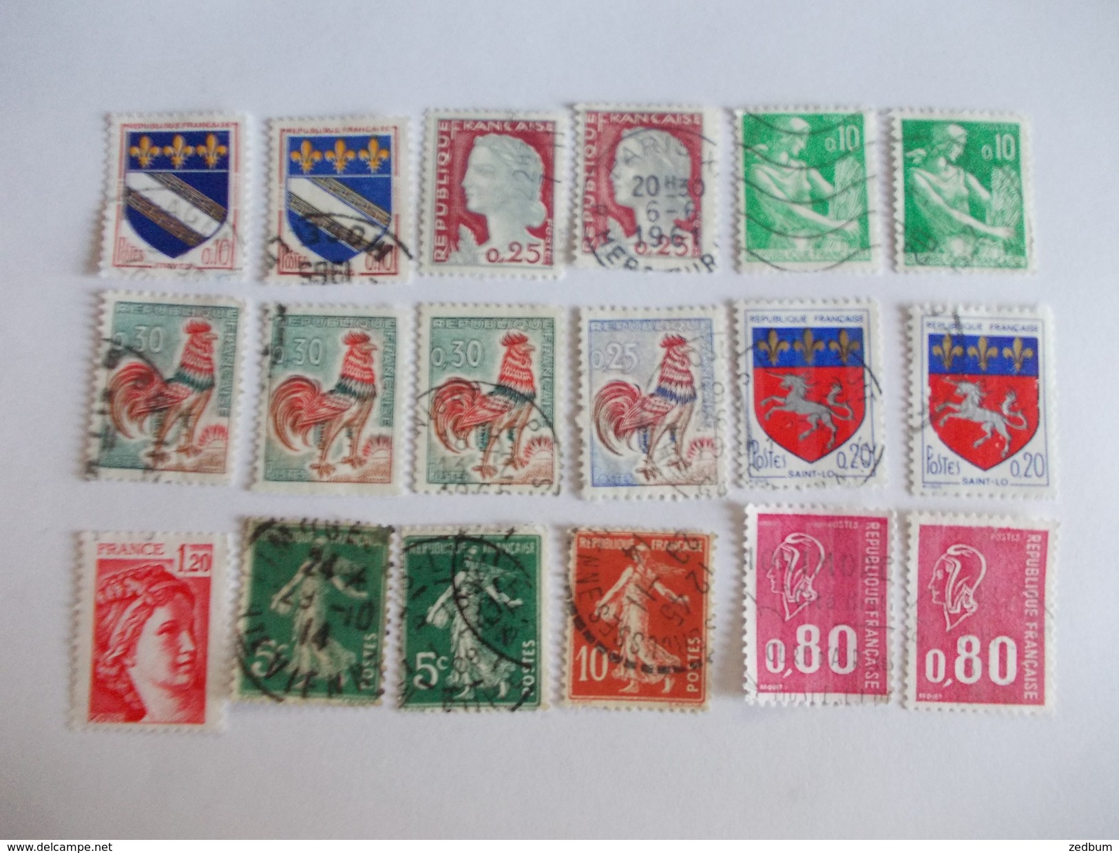 TIMBRE France Petit Lot De à Timbres à Identifier  N° 645 - Mezclas (max 999 Sellos)