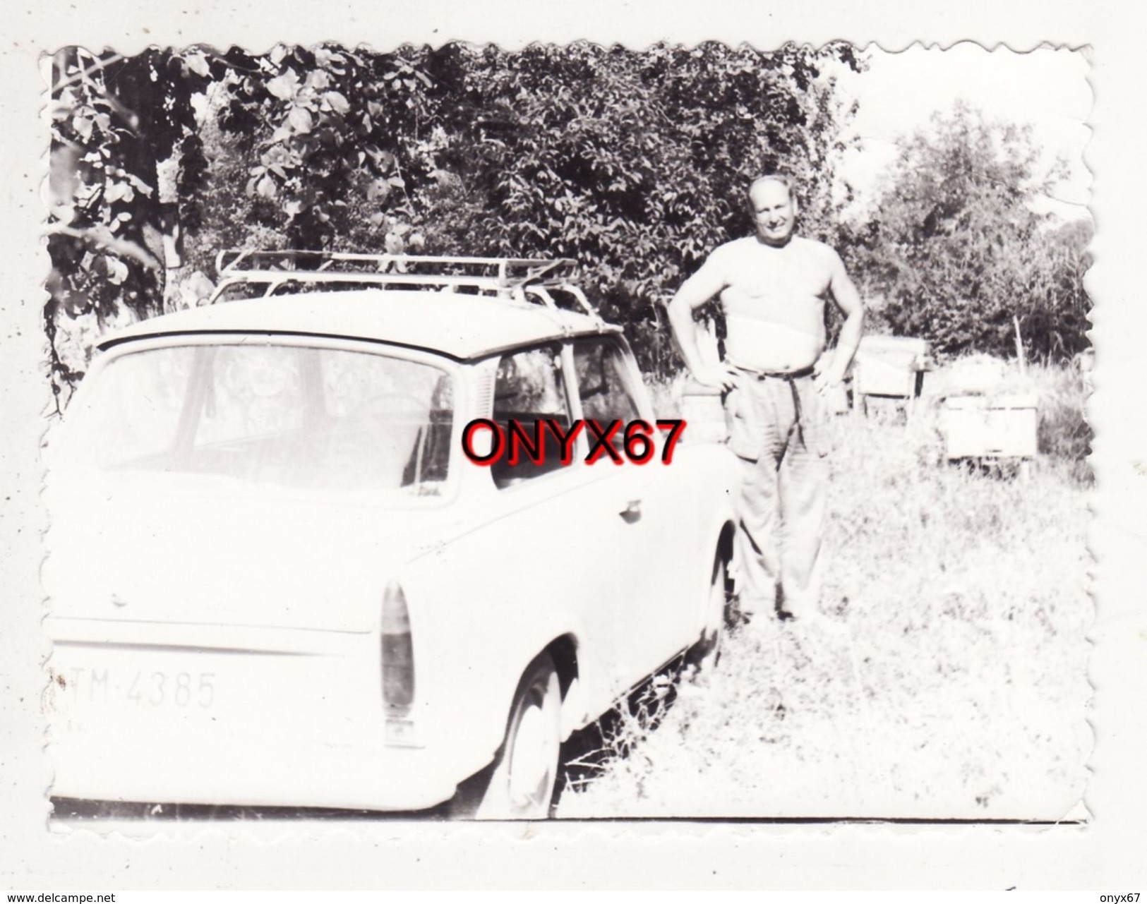 PHOTO 11,5 X 8,5 Cms - VOITURE-AUTO AUTOMOBILE TRABANT -TRANSPORT - Automobili