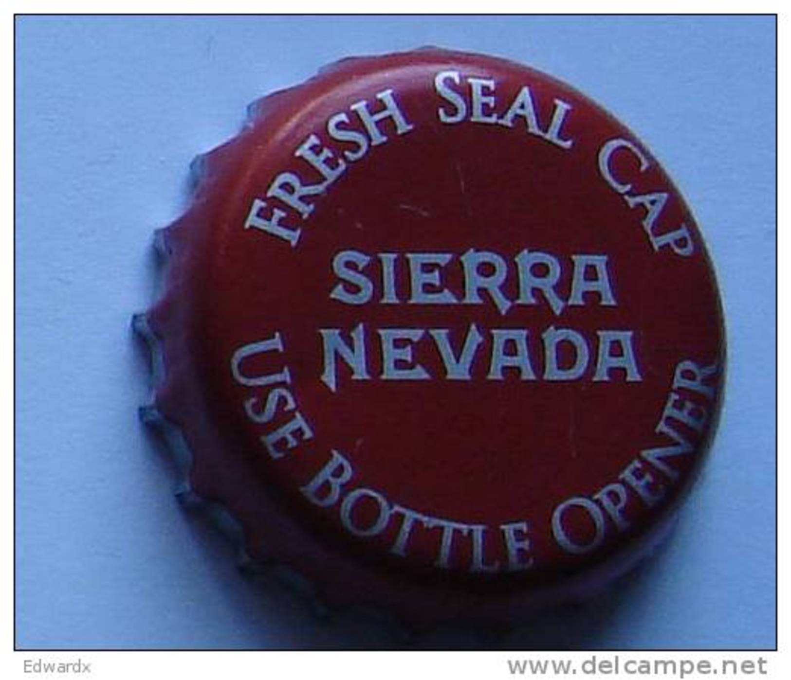 Sierra Nevada USA Red Beer Bottle Top Crown Cap Kronkorken Capsule Tappi Chapa - Bier