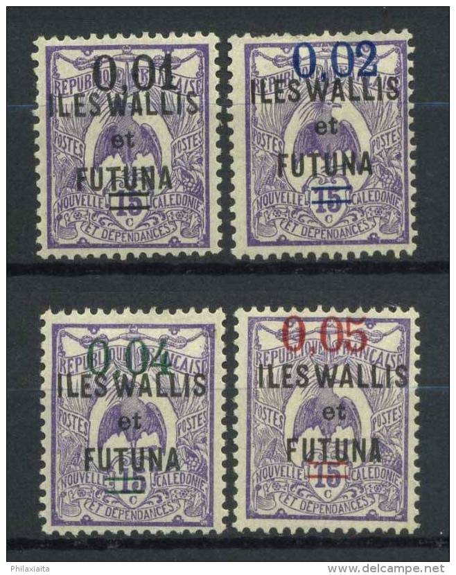 Wallis E Futuna 1922 Yv. 26-29 Nuovo * 100% ILES WALLIS FUTUNA - Unused Stamps