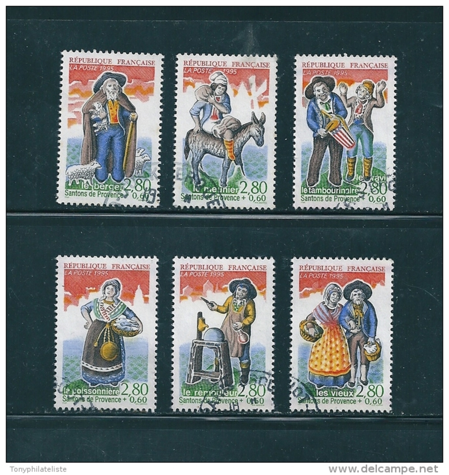 France   Timbres De 1995    N°2976 A 2981  Oblitérés - Usados