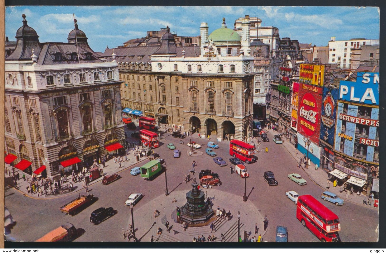 °°° 8954 - UK - LONDON - PICCADILLY CIRCUS - 1967 With Stamps °°° - Piccadilly Circus