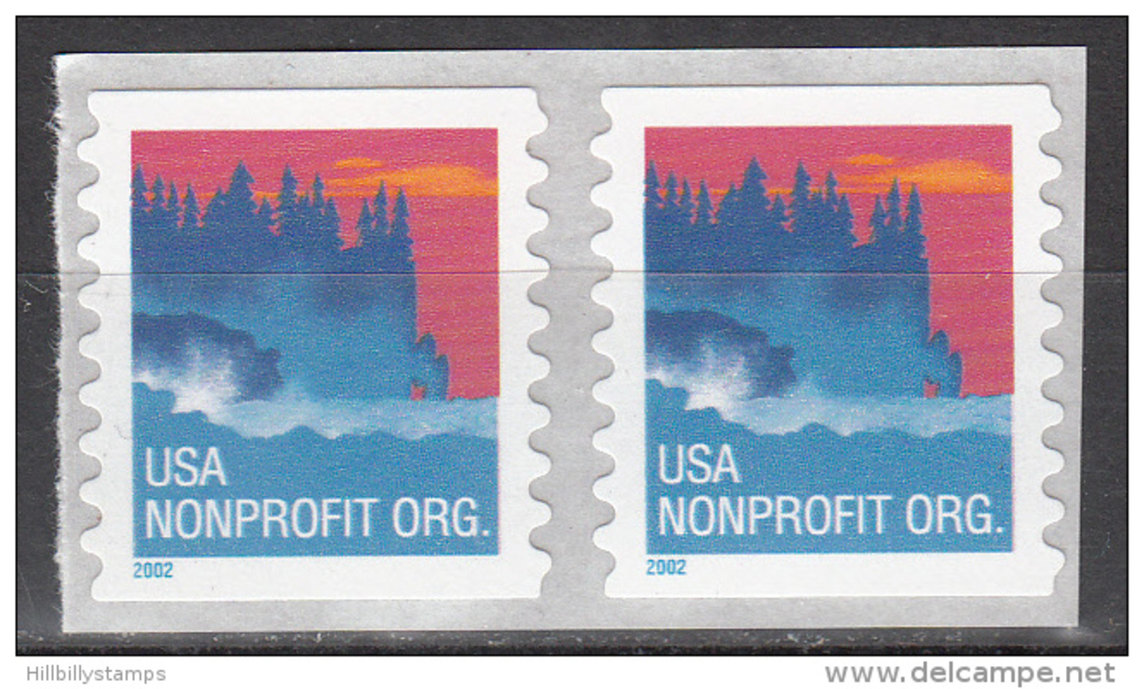 United States   Scott No 3693     Mnh    Year  2002 - Roulettes (Numéros De Planches)