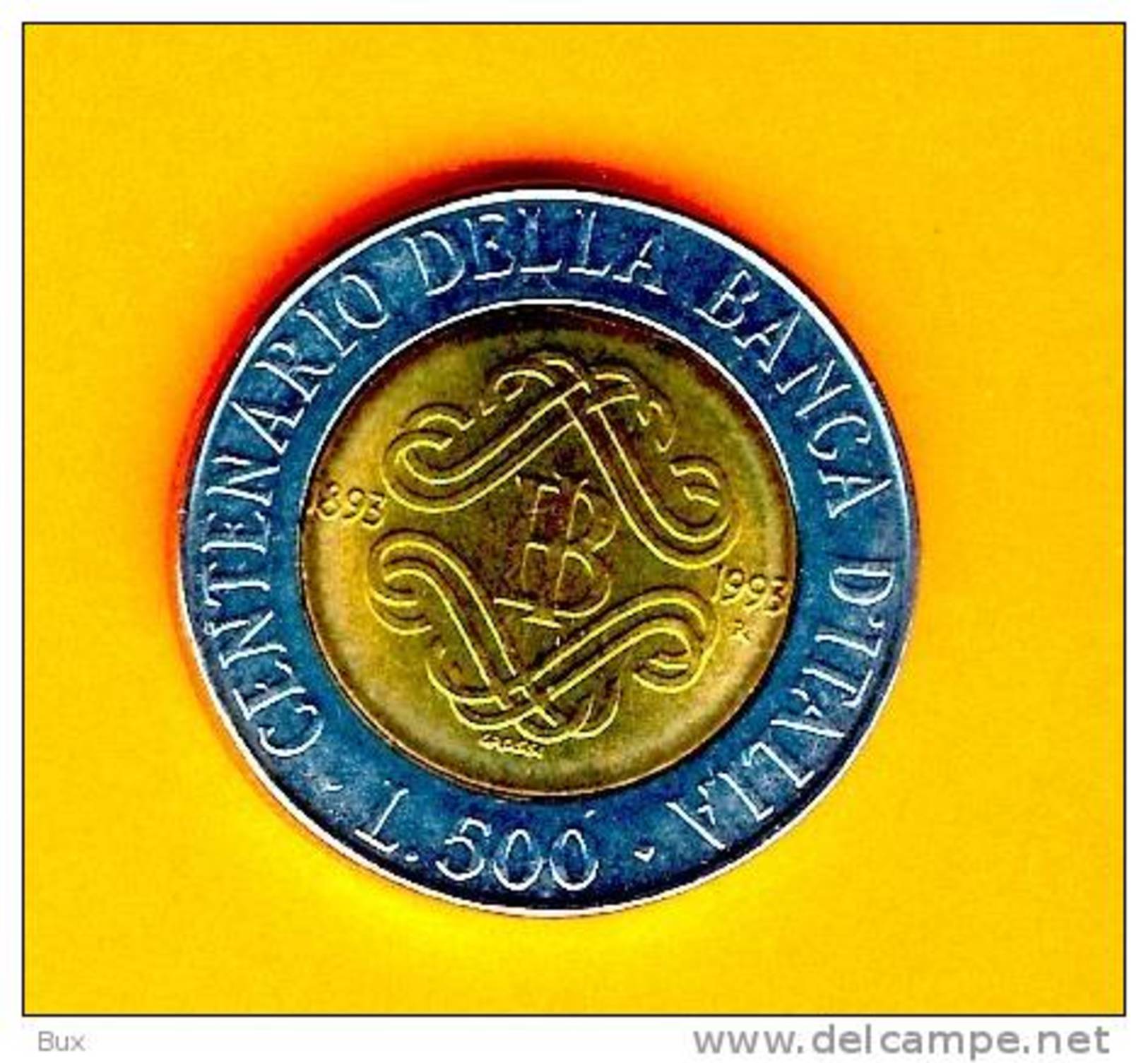 1993   BANCA D'ITALIA LIRE 500  DA ROTOLINO REPUBBLICA ITALIANA  FDC     ARC BUSTA - 500 Lire