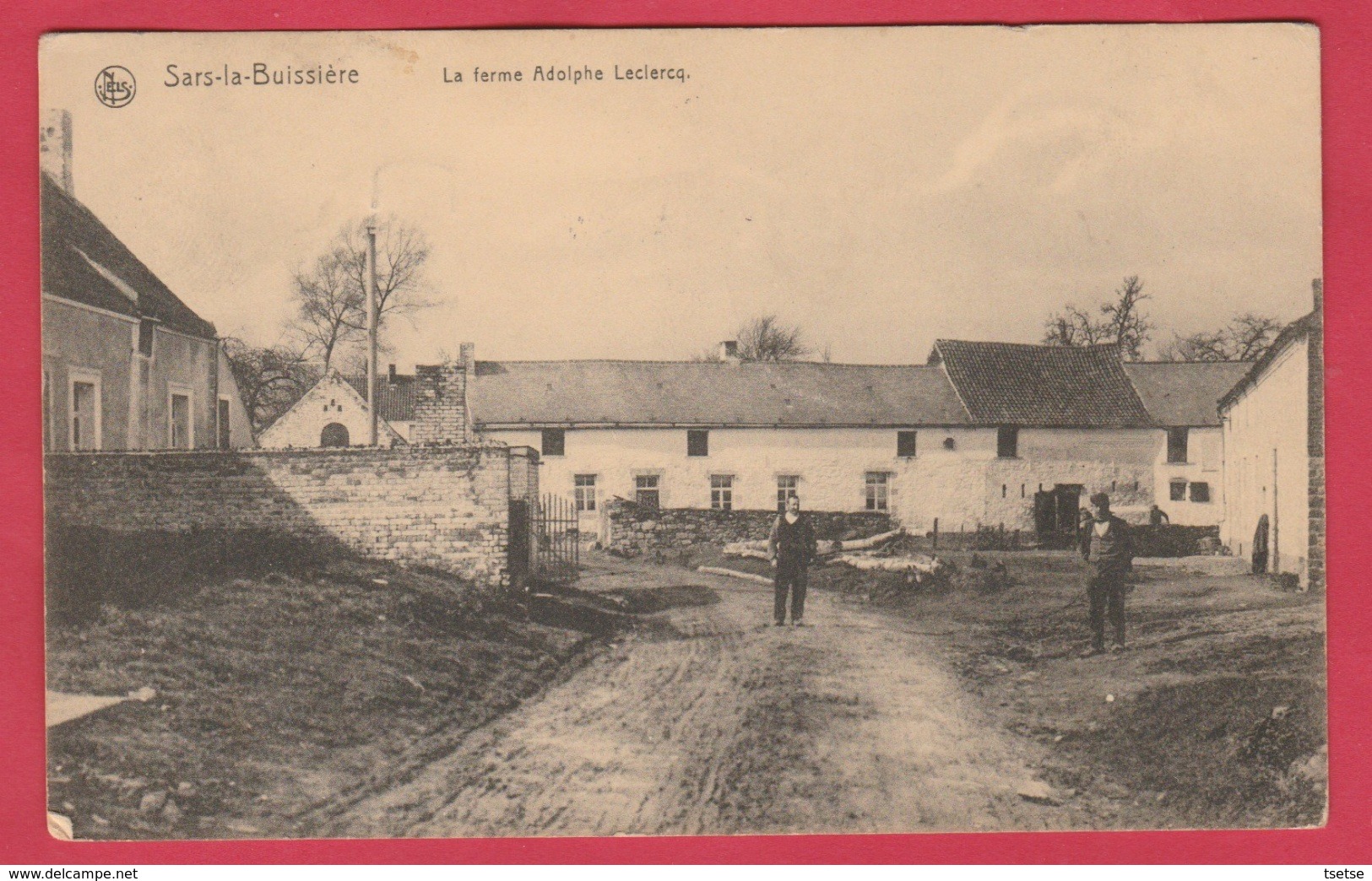 Sars-la-Buissière - La Ferme Adolphe Leclercq - 1921 ( Voir Verso ) - Lobbes