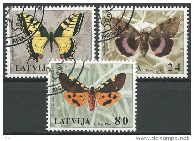 LETTLAND 1996 Mi-Nr. 432/34 O Used - Aus Abo - Lettland