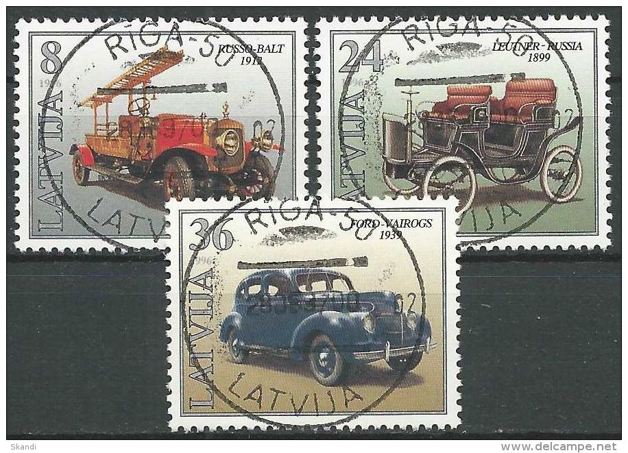 LETTLAND 1996 Mi-Nr. 435/37 O Used - Aus Abo - Lettland