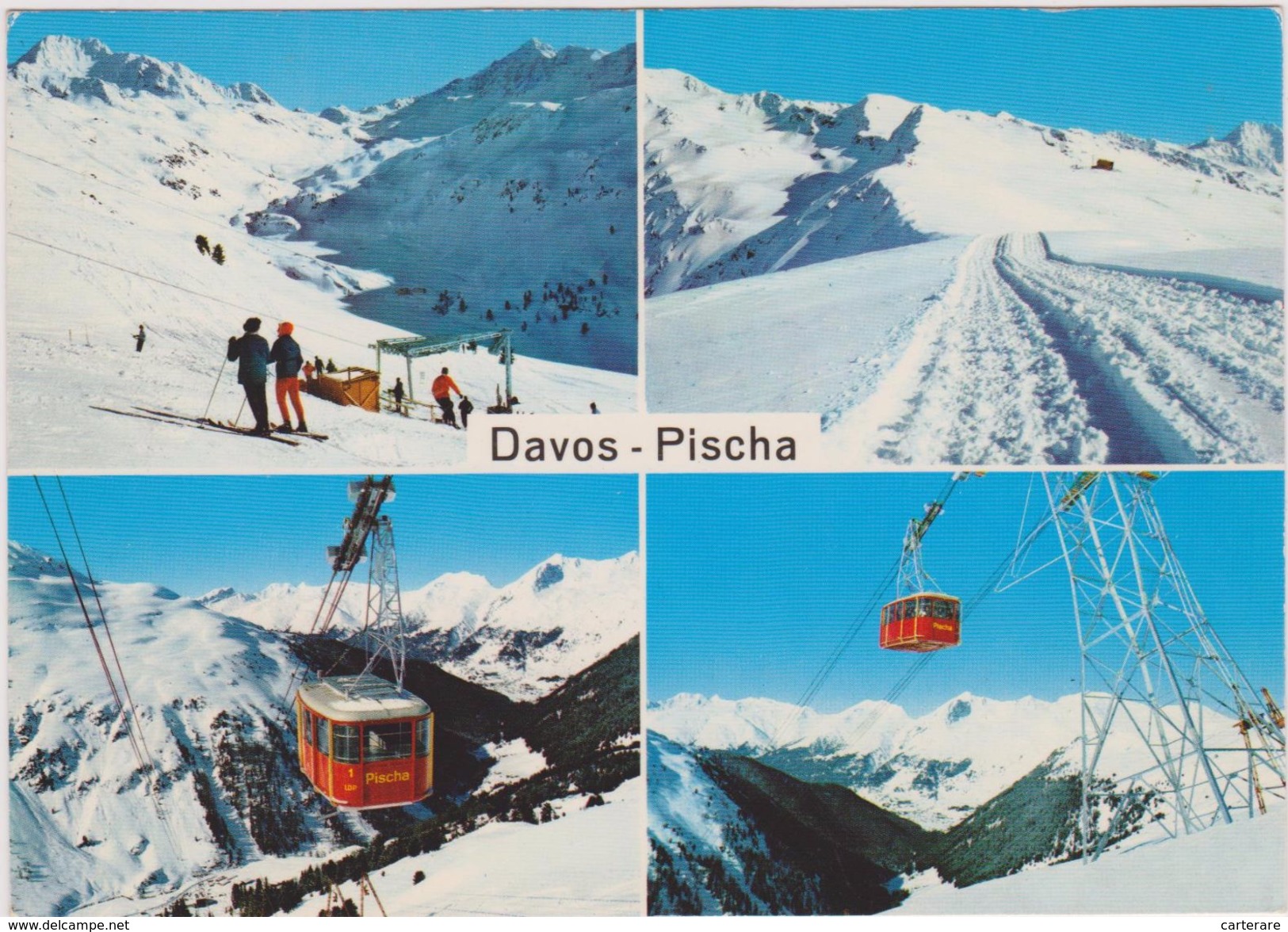 SUISSE,SWITZERLAND,SCHWEIZ,SVIZZERA,HELVETIA,SWISS ,GRISONS,DAVOS,PISCHA,TELEFERIQUE,TELEPHERIQUE - Davos