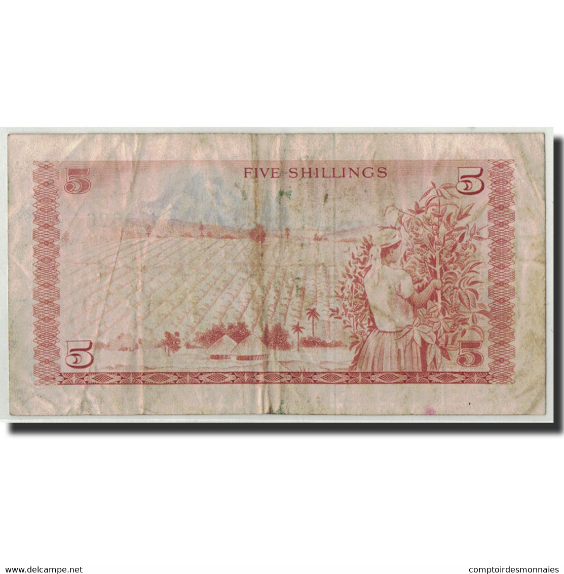 Billet, Kenya, 5 Shillings, 1978, 1978-07-01, KM:15, B+ - Kenia