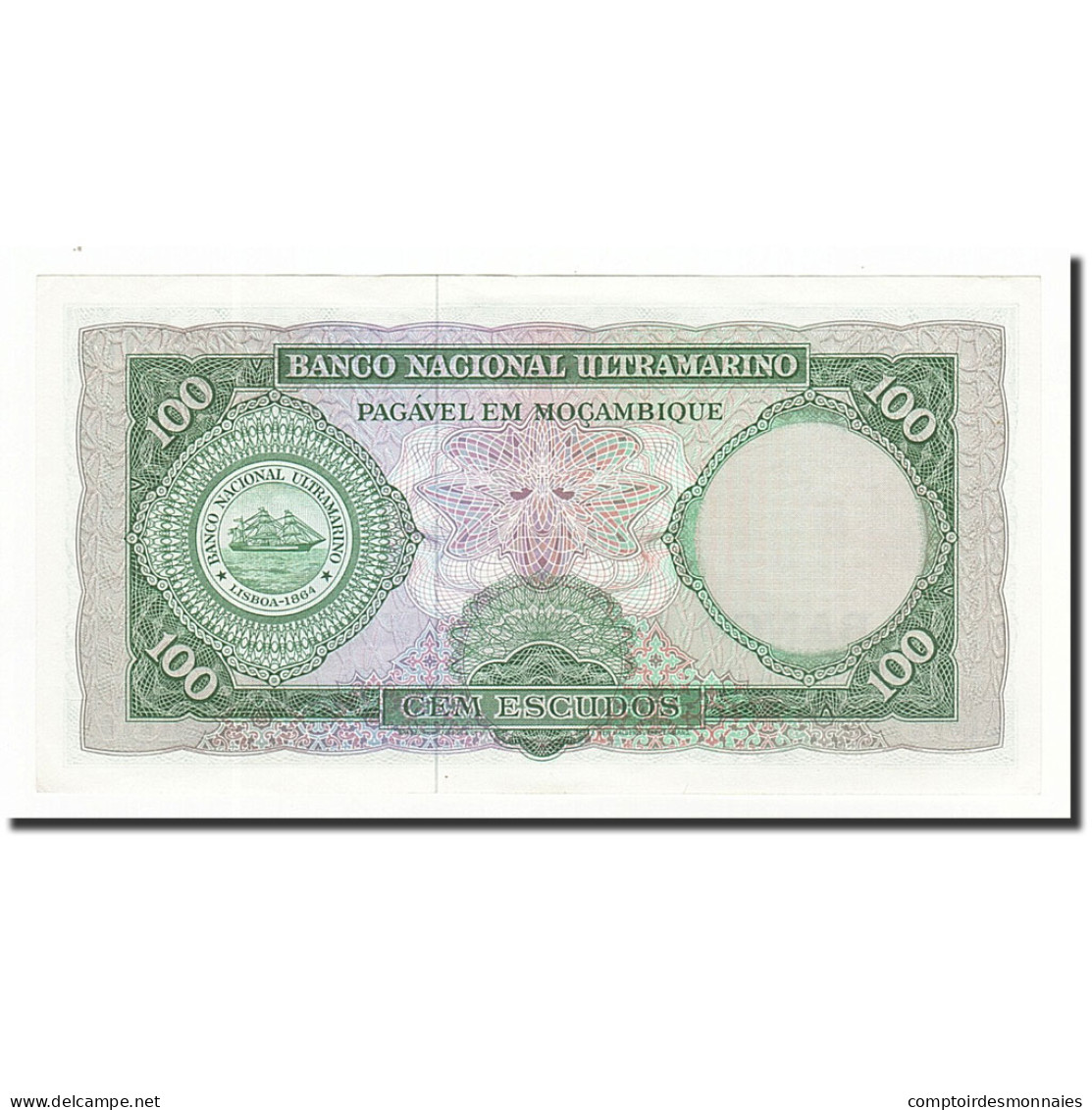 Billet, Mozambique, 100 Escudos, Undated (1976), KM:117a, SUP+ - Mozambique