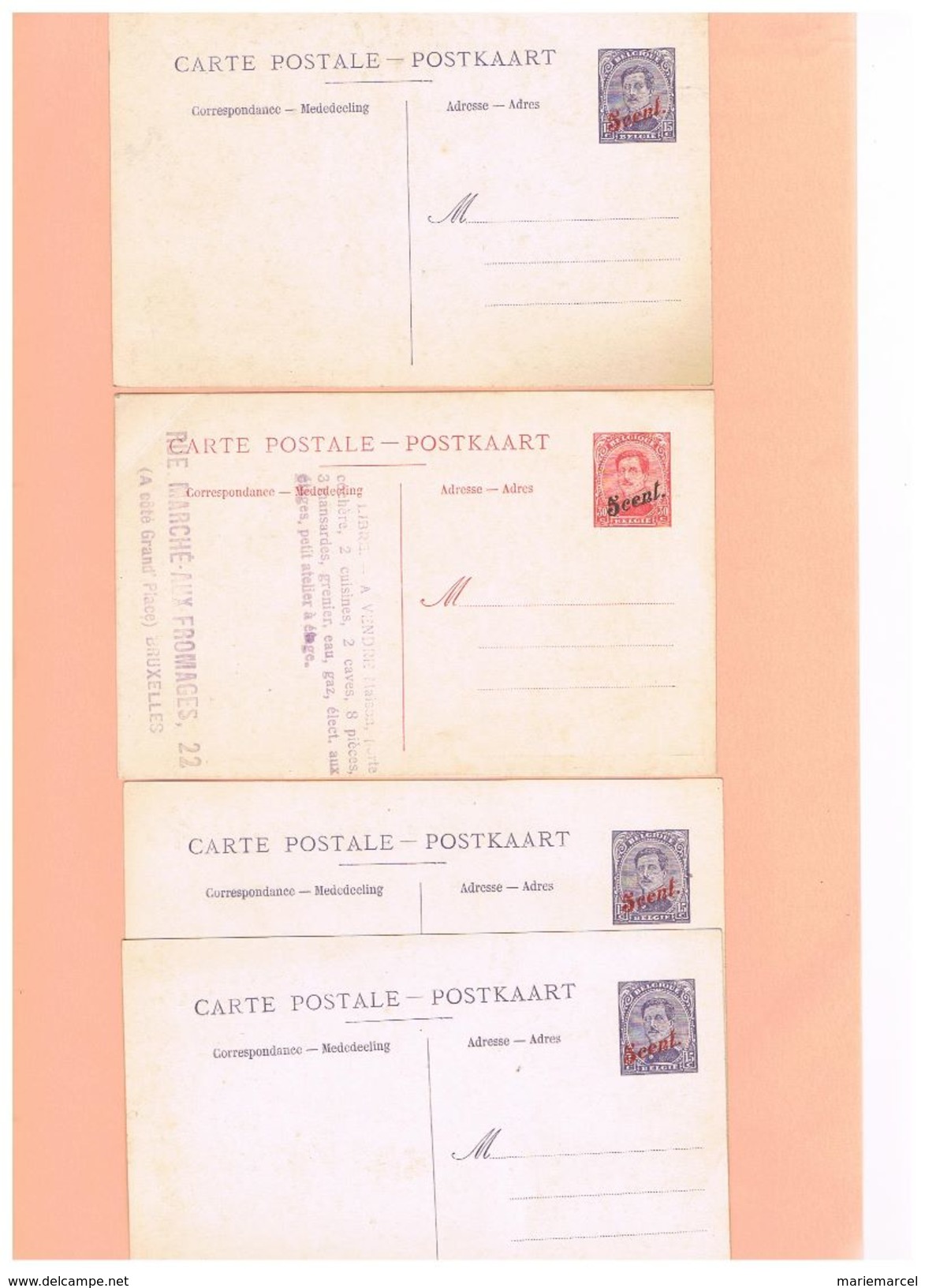 E.P. 7 Cartes. BATEAUX. OOSTENDE-DOVER. - Liner Cards