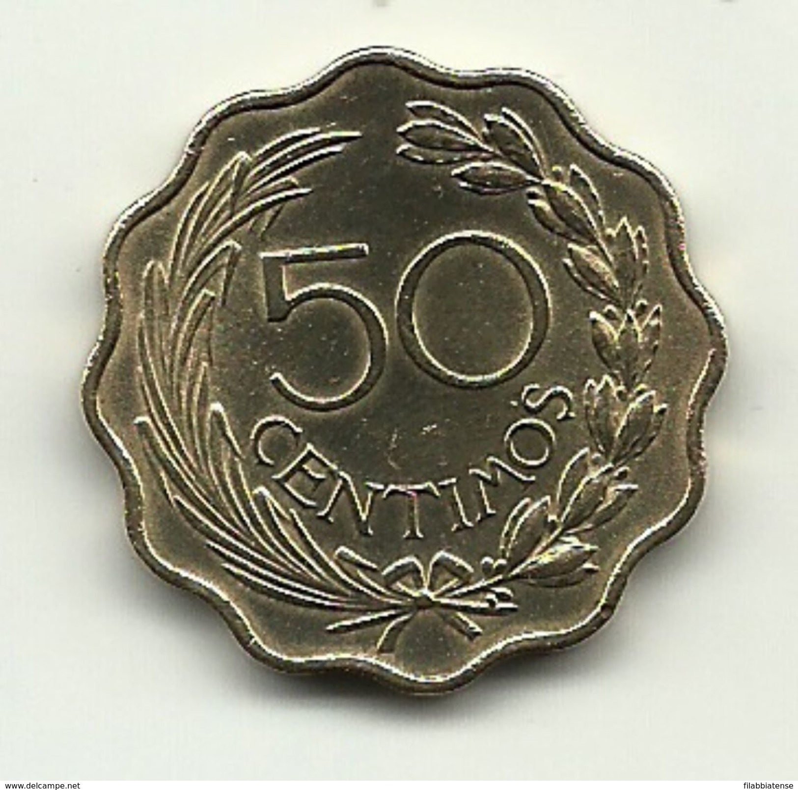 1953 - Paraguay 50 Centavos, - Paraguay