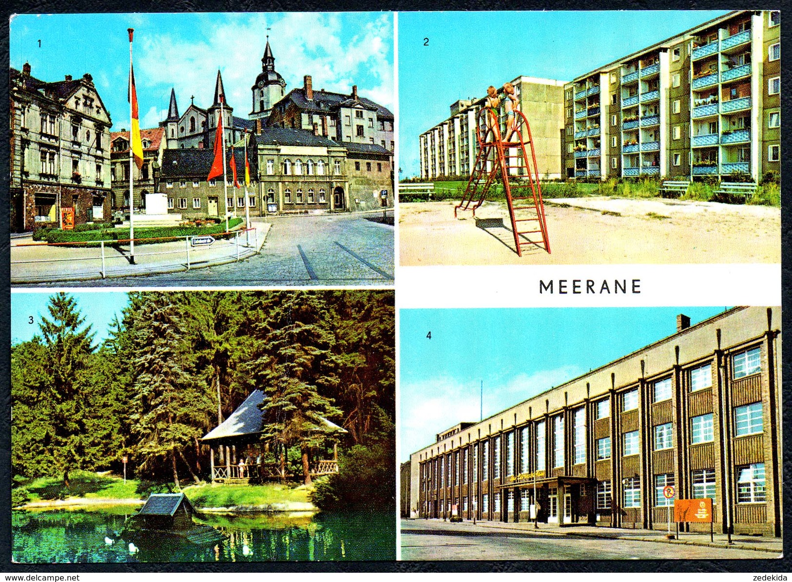 A7590 - Alte MBK Ansichtskarte - Meerane - Neubauten - Meerane