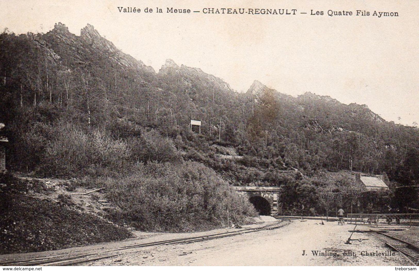 Vallee De La Meuse – Chateau Regnault – Les Quatre Fils Aymon – Circulé En 1907 - Altri & Non Classificati