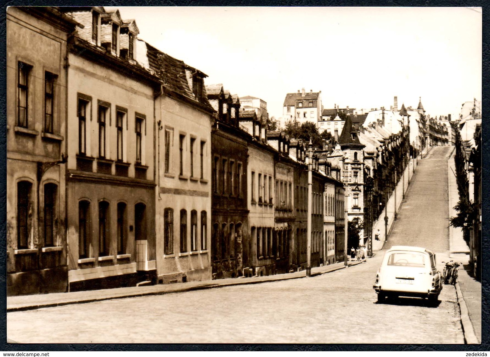 A7595 - Alte Foto Ansichtskarte - Meerane - Steile Wand Auto Wartburg Kennzeichen - Neubert - Meerane