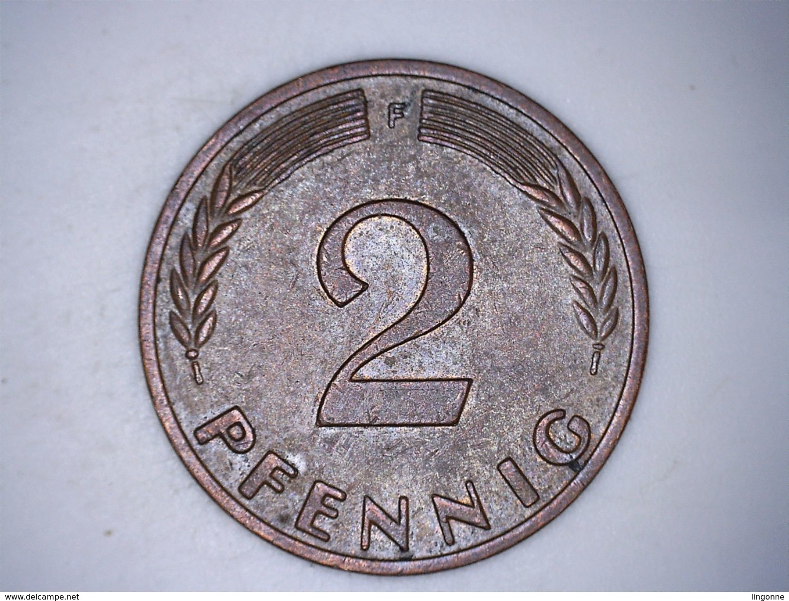 ALLEMAGNE 2 PFENNIG 1970 F - 2 Pfennig