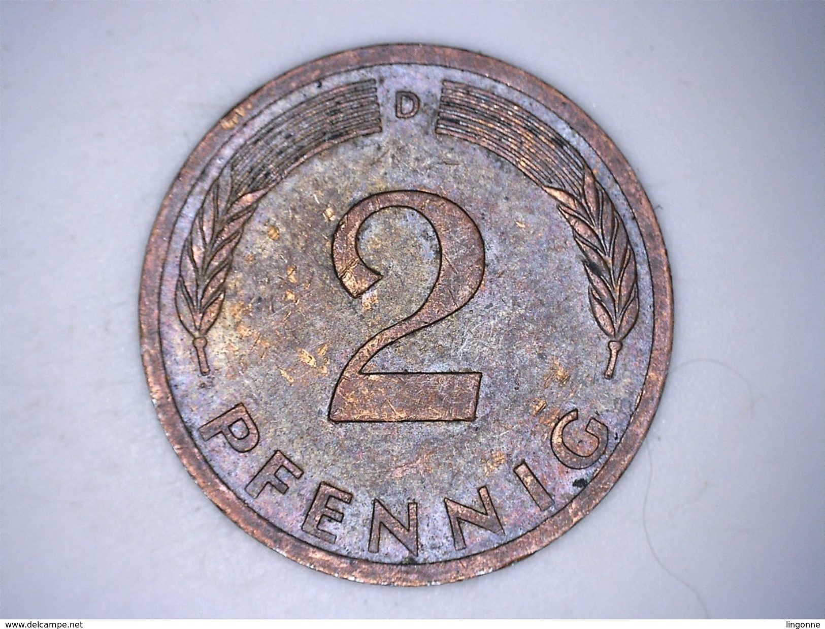 ALLEMAGNE 2 PFENNIG 1972 D - 2 Pfennig